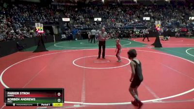 60 lbs Quarterfinal - Korben Andrews, MVL1 vs Parker Stroh, NWW2