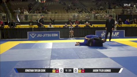 Jason Tyler Luongo vs Jonathan Taylor Cook 2025 Pan Jiu Jitsu IBJJF Championship
