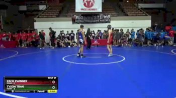 126 lbs Round 3 (16 Team) - Zach Zwinger, NAWA vs Tyson Tran, MDWA