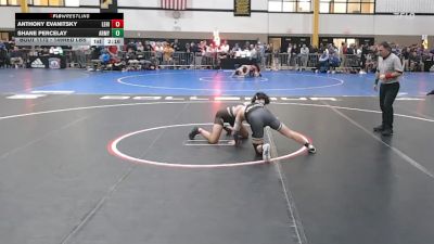 149Red lbs Rr Rnd 3 - Anthony Evanitsky, Lehigh vs Shane Percelay, Army West Point