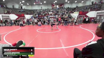 57-58 lbs Round 1 - Jackson Birdsong, Franklin Central WC vs Bryor Daggett, Western WC