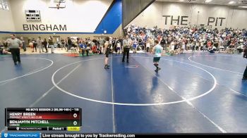 115 lbs Champ. Round 1 - Benjamyn Mitchell, Carbon vs Henry Breen, Fremont Wrestling Club