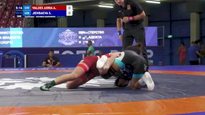 55 kg Qualif. - Antonia Valdes Arriagada, Chile vs Sarbinaz Jienbaeva, Uzbekistan