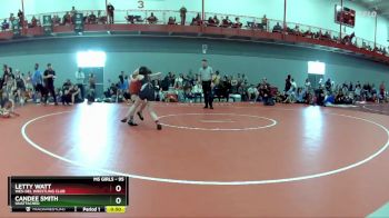 95 lbs Cons. Round 2 - Candee Smith, Unattached vs Letty Watt, Wes-del Wrestling Club