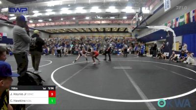 76 lbs Semifinal - Jerell Haynie Jr, D3 Wrestling Cluib vs Corbin Hawkins, Noble Takedown Club