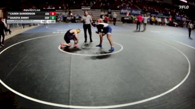 D 1 215 lbs Cons. Round 4 - Dakota Swint, C.E. Byrd vs Caden Sanderson, Jesuit