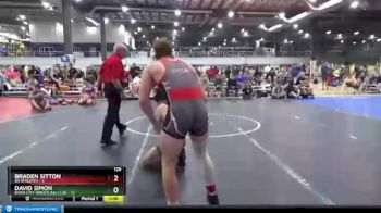 126 lbs Round 2 (6 Team) - David Simon, RIVER CITY WRESTLING CLUB vs Braden Sitton, 84 ATHLETES