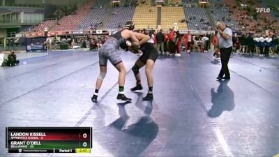 165 lbs Round 5 (8 Team) - Grant O`Dell, Bellarmine vs Landon Kissell, Apprentice School