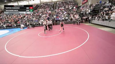 3A 115 lbs Quarterfinal - Sophia Camargo, Grantsville vs Mackenie Beck, Canyon View