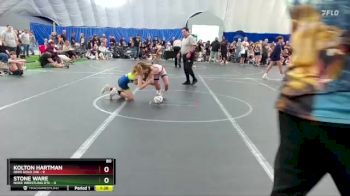 80 lbs Round 2 (8 Team) - Kolton Hartman, Ohio Gold 24k vs Stone Ware, Noke Wrestling RTC