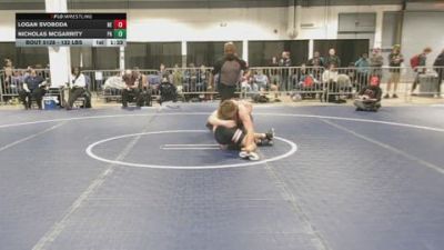 132 lbs Round Of 64 - Logan Svoboda, NE vs Nicholas McGarrity, PA