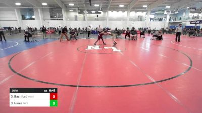 96 lbs Consi Of 8 #1 - Derek Bashford, Westford vs Dalton Hines, THClub