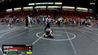 88 lbs Semifinal - Parker Biel, DWA vs Chase Spaulding, Shamrock