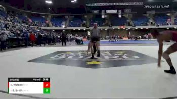 132 lbs Quarterfinal - Sy Smith, Sandwich vs Ramez Watson, Pekin