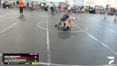 88-92 lbs Quarterfinal - Austin Modrzakowski, Ripley Wrestling Club vs Alex Hernandez, Barn Brothers