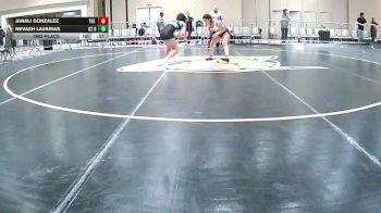 123 lbs 3rd Place - Janali Gonzalez, The Wrestling Factory vs Nevaeh Lavarias, O2 Rhino WC
