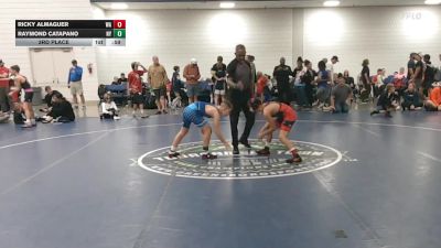 90 lbs 3rd Place - Ricky Almaguer, WA vs Raymond Catapano, NY