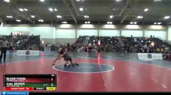 141 lbs 2nd Wrestleback (16 Team) - Kael Brisker, Southeastern vs Blaine Fussel, Cumberland (Tenn.)