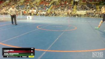 106 lbs Semifinal - Bode Henderson, Northern Lights vs Cohen Bell, Stanley