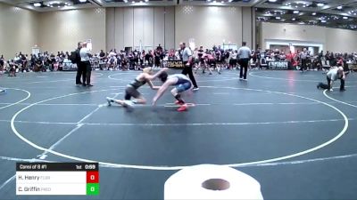 106 lbs Consi Of 8 #1 - Hunter Henry, Florence Outlaw WC vs Colt Griffin, Predators WC