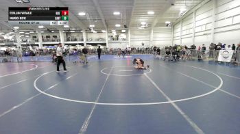 88 lbs Round Of 32 - Collin Vitale, Red Roots WC vs Hugo Eck, Canton