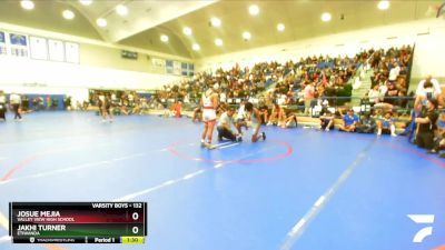 132 lbs Champ. Round 3 - Josue Mejia, Valley View High School vs Jakhi Turner, Etiwanda