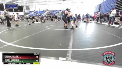 210 lbs Semis (4 Team) - Cason Miller, Untouchables Purple vs Aiden Kircher, East Kansas Eagles Gold