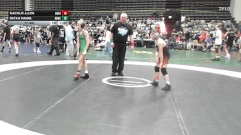 77 lbs Rr Rnd 7 - Macklin Allen, American MMAW - MSC vs Micah Daniel, Rabbit Wrestling Club - MSC