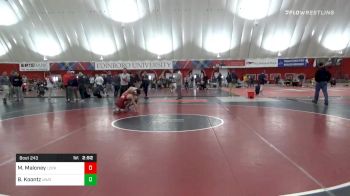 125 lbs Quarterfinal - Matt Maloney, Lock Haven vs Brady Koontz, Unattached