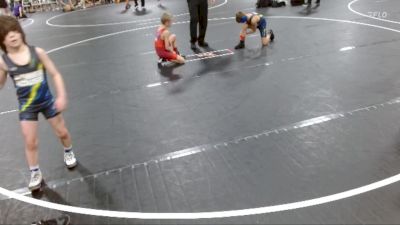 62 lbs Round 5 (6 Team) - Jonas Bacon, Power House vs Connor Martin, Level Up Wrestling Club