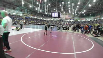 89 lbs Round Of 16 - Gehrig Waggoner, Gunnison vs Blake Smith, Severance WC