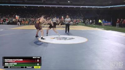 D4-215 lbs Cons. Round 3 - Nathan Fletcher, Manchester HS vs Ben Matter, Charlevoix HS