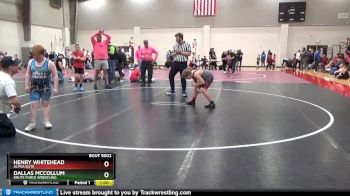 115 lbs Semifinal - Henry Whitehead, Alpha Elite vs Dallas McCollum, Brute Force Wrestling