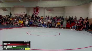 144 lbs Cons. Round 2 - Benjamin Romero, Fruita Monument vs Levi Cox, Brush