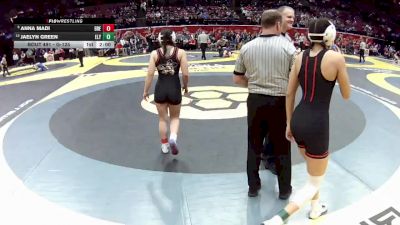 G-125 lbs Champ. Round 1 - Anna Madi, G-Brecksville vs Jaelyn Green, G-Elyria