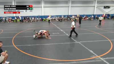 120 lbs Cons. Round 5 - Samuel Jones, Unattached vs Jacob Rhodes, Wrestling University