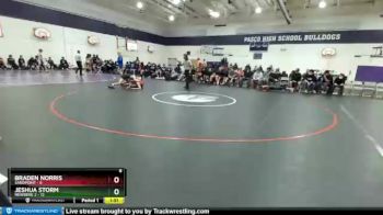 132 lbs Round 2 Champ & Wb (32 Team) - Braden Norris, Sandpoint vs Jeshua Storm, Newberg 2