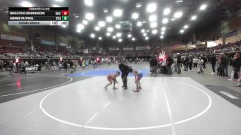 85 lbs Consolation - Braxton Berninzoni, Black Fox Wrestling Academy vs Asher Ruybal, Steel City Reloaded WC