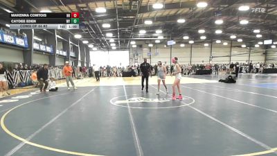 100 lbs Consi Of 64 #2 - Makenna Comtois, NH vs Caydee Eden, WY