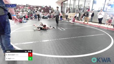 58 lbs Rr Rnd 4 - Cortezz Swindall, Tonkawa Takedown Club vs Truett Hall, Husky Wrestling Club