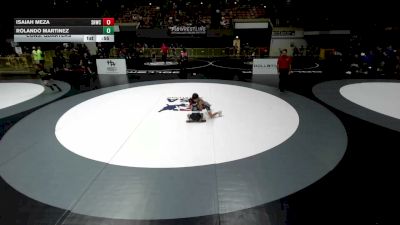 53 lbs Cons. Quarters - Rolando Martinez vs Isaiah Meza, Savage House Wrestling Club
