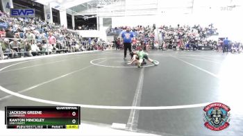 80-88 lbs Quarterfinal - Kanton Minckley, Linn County vs Jackson Greene, Clearwater