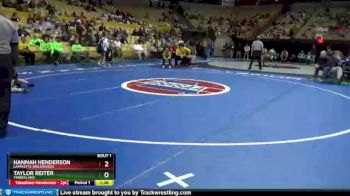 100 lbs Champ. Round 1 - Hannah Henderson, Lafayette (Wildwood) vs Taylor Reiter, Timberland