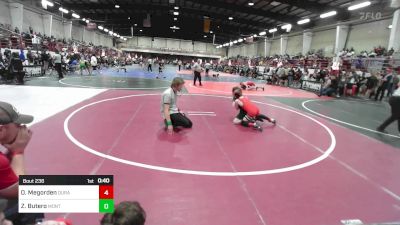 100 lbs Final - Owen Megorden, Durango WC vs Zane Butero, Monte Vista Takedown Club