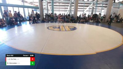 138 lbs Cons. Round 2 - Juan Cortes, Golden State WC vs Roberto Gonzalez, Unattached