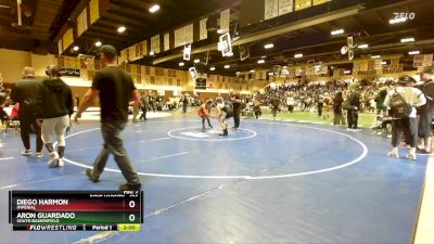 126 lbs Champ. Round 2 - Aron Guardado, South Bakersfield vs Diego Harmon, Imperial