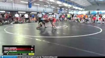 145 lbs Quarters & 1st Wb (16 Team) - Anny Williams, CIAW vs Owen Warren, Strong House - Red