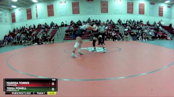 140 lbs Cons. Semi - Tessa Powell, Strongsville vs Marissa Torres, Vermillion