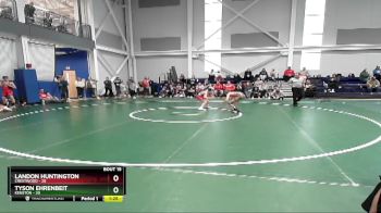 90 lbs Round 5 (6 Team) - Tyson Ehrenbeit, Kenston vs Landon Huntington, Crestwood