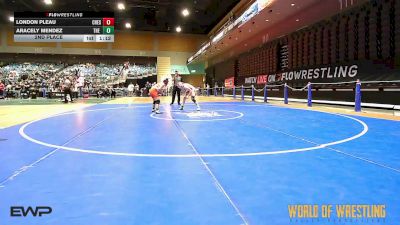 135 lbs 2nd Place - London Pleau, Chester vs Aracely Mendez, The Empire